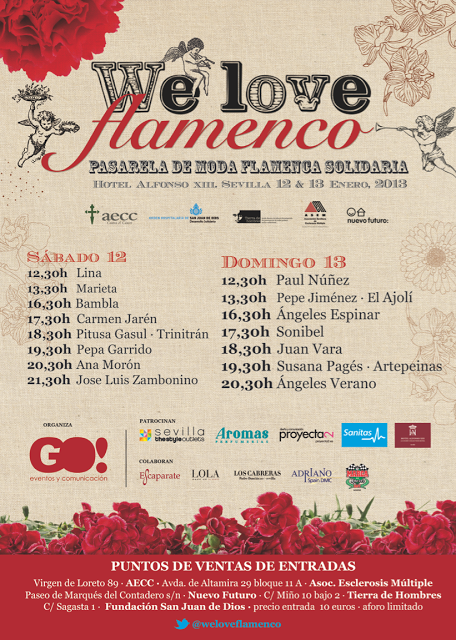 I PASARELA SOLIDARIA DE MODA FLAMENCA, WE LOVE FLAMENCO I PASARELA SOLIDARIA DE MODA FLAMENCA, WE LOVE FLAMENCO