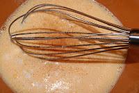 Puding de puerros con salsa tartara Puding de puerros con salsa tartara