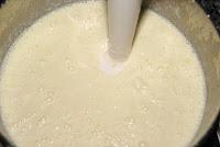 Puding de puerros con salsa tartara Puding de puerros con salsa tartara