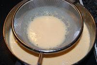 Puding de puerros con salsa tartara Puding de puerros con salsa tartara