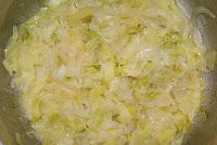 Puding de puerros con salsa tartara Puding de puerros con salsa tartara