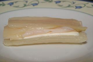 Pencas de queso y pavo braseado Pencas de queso y pavo braseado