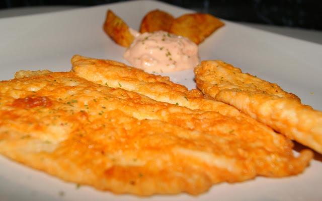 Pechuga de pollo rebozada Pechuga de pollo rebozada