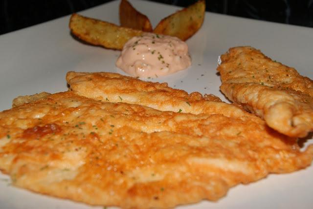 Pechuga de pollo rebozada Pechuga de pollo rebozada