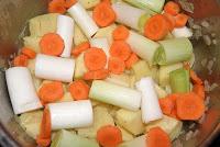 Porrusalda con bacalao Porrusalda con bacalao