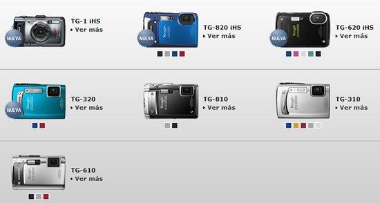 Olympus y su serie Tough IHS, cámaras resistentes a condiciones extremas olympus_tough-todas