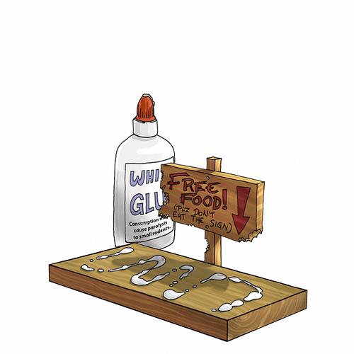 Tacky Glue Trap