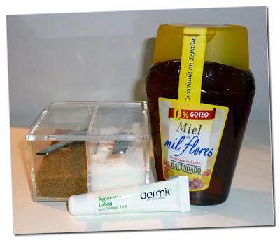 Exfoliante labial casero Exfoliante labial casero