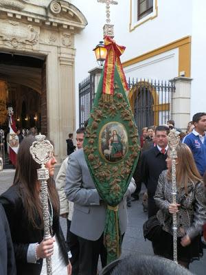 El Grupo Joven en la procesión del Niño Jesús de Praga de la Colegial del Santo Ángel.