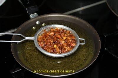 Ensalada de rúcula, Provolone y granada. Ensalada de rúcula, Provolone y granada.