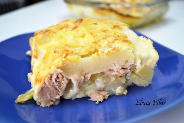 Gratinado de Patatas y Bonito Gratinado de Patatas y Bonito