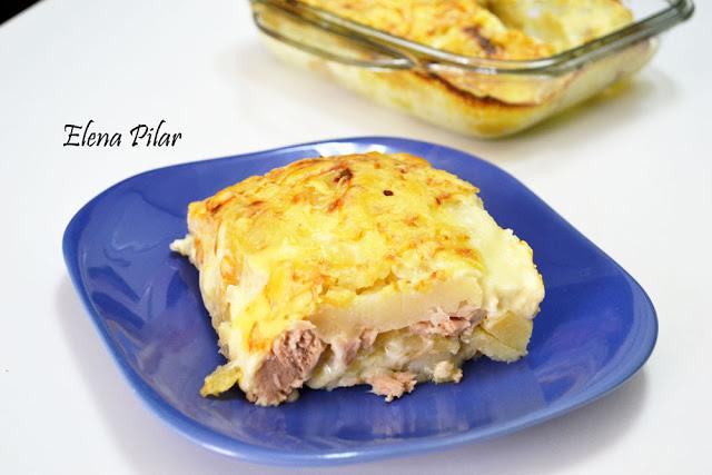 Gratinado de Patatas y Bonito Gratinado de Patatas y Bonito