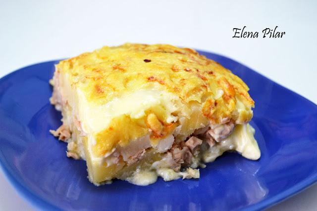 Gratinado de Patatas y Bonito Gratinado de Patatas y Bonito