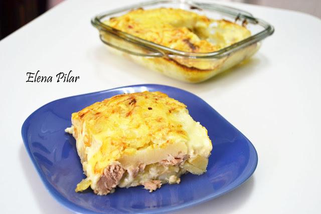 Gratinado de Patatas y Bonito Gratinado de Patatas y Bonito