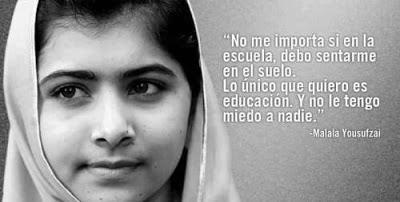 Malala, símbolo de lucha por el derecho a la educación