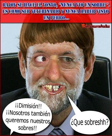 Rajoy y los sobres Rajoy y los sobres