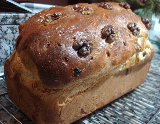 Julekage danés: pan dulce con frutas