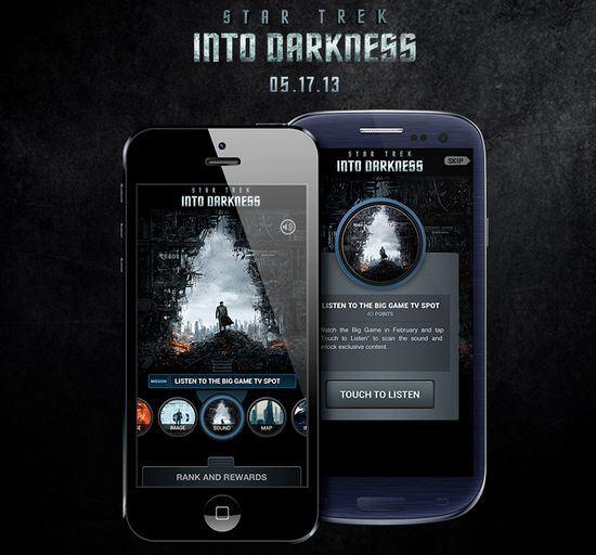 Star Trek App, Aplicación gratis para #iOS y #Android, para jugar y seguir de cerca la nueva película stark-trek-into-darkness-app