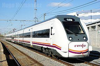 Foto obtenida de Ferropedia Foto de un tren serie 449 de renfe