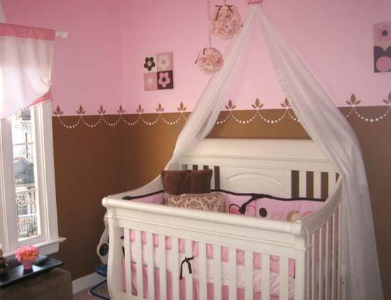 Decora con stencil en el cuarto de los niños. Decoracion infantil con plantillas.