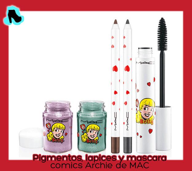 Colección comics Archie de MAC para San Valentín. mascara