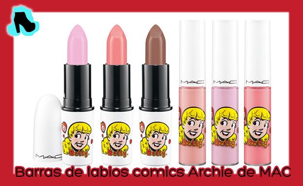 Colección comics Archie de MAC para San Valentín. pintalabios