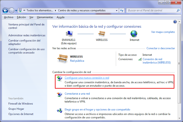 Convierte tu PC en WIFI (windows 7)
