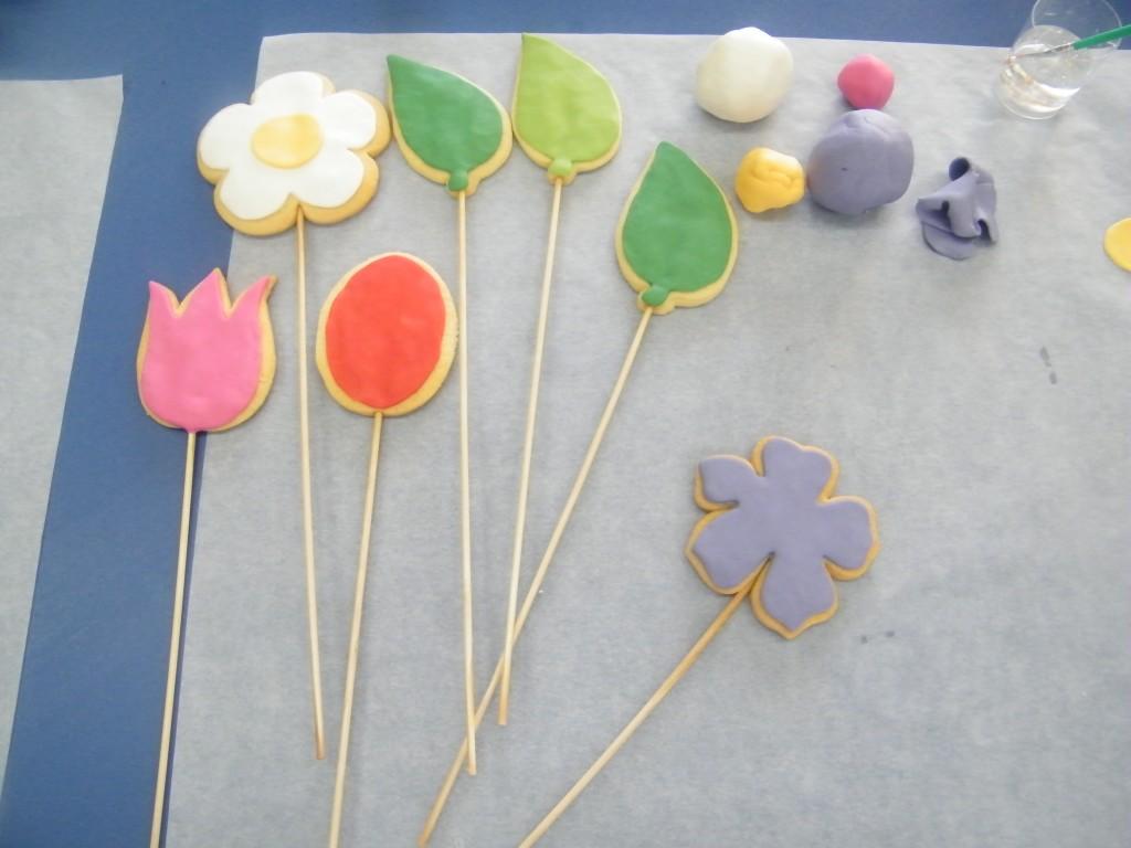 DSCF4312 Ramos de flores de galletas