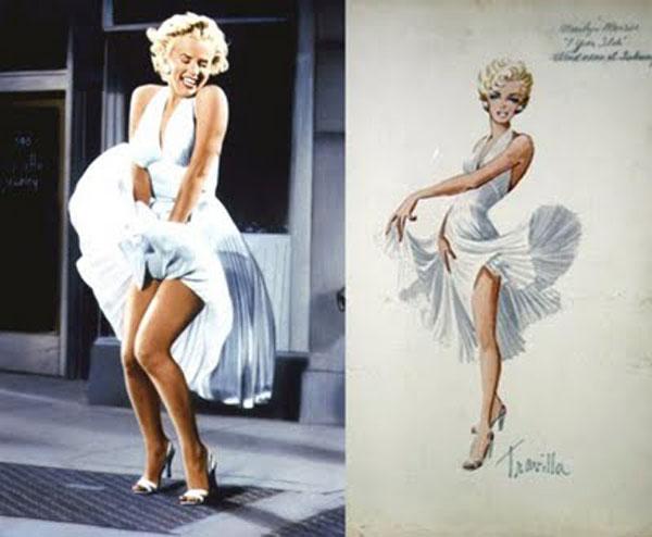 marilyn Travilla vestido