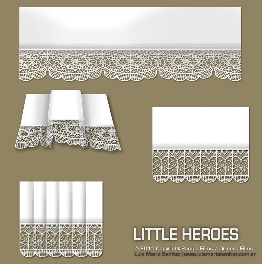 cloth details for Little Heroes / Detalles de vestimenta para personaje © Luis María Benítez