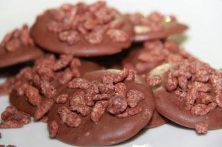 Chocolatinas con arroz inflado Chocolatinas con arroz inflado