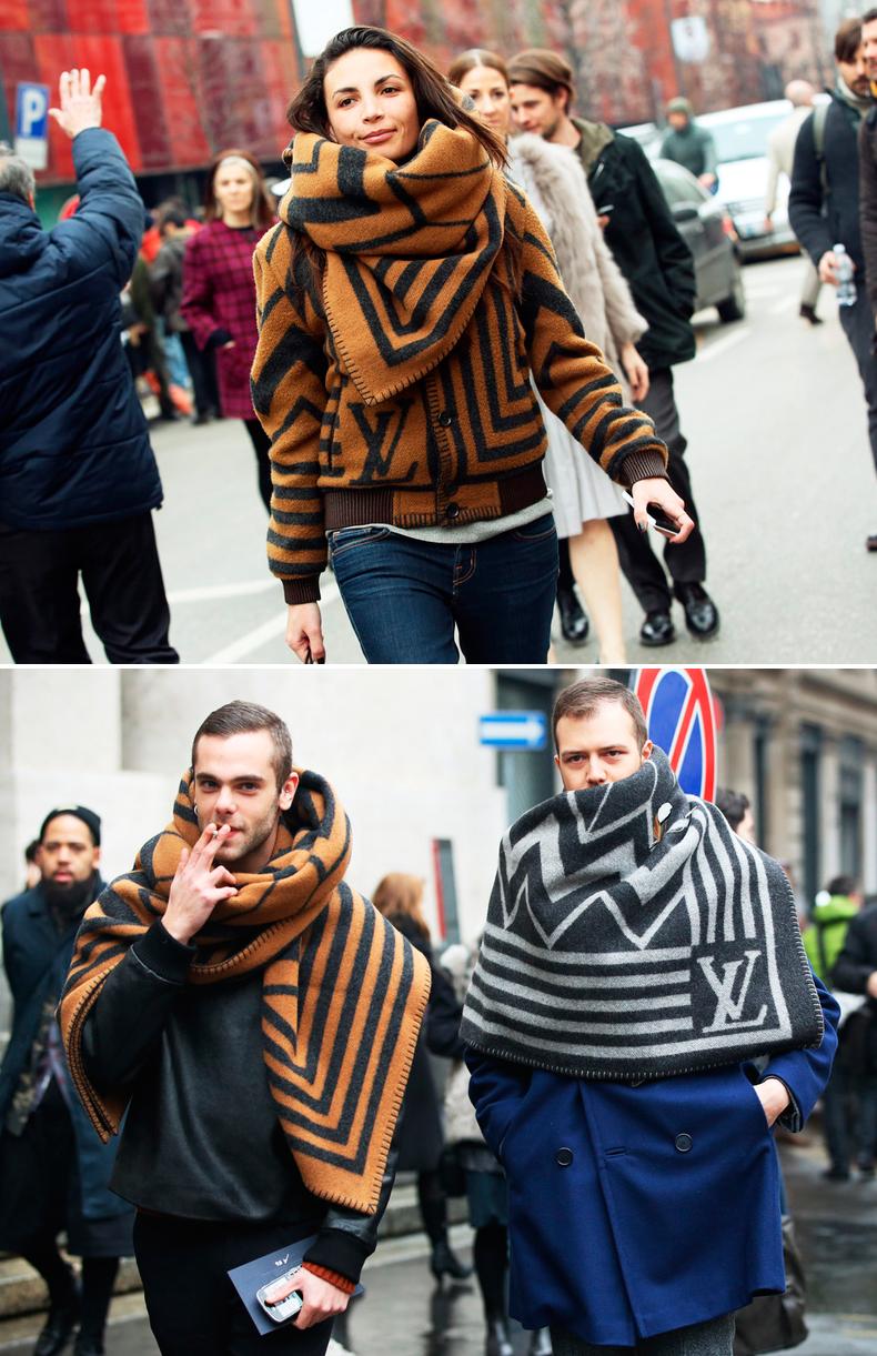 TREND ALERT! LOUIS VUITTON SCARF TREND ALERT! LOUIS VUITTON SCARF