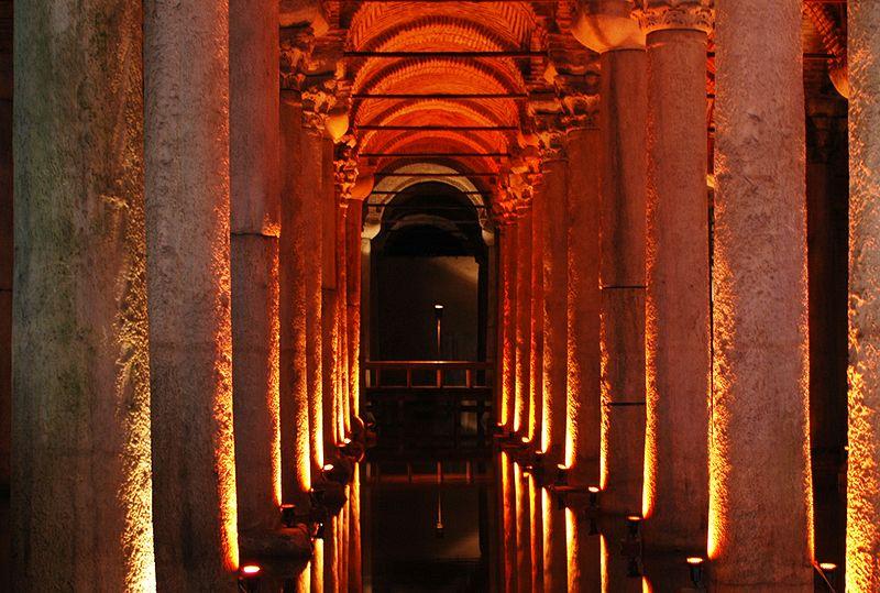 cisterna basílica La Cisterna Basílica, el mayor depósito de agua de Estambul