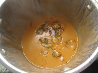 Crepes de langostinos Crepes de langostinos