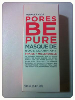 Mascarilla pores be pure de Formula 10.0.6