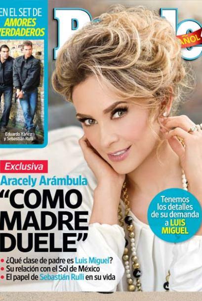 ¡Aracely Arámubla demanda a Luis Miguel!