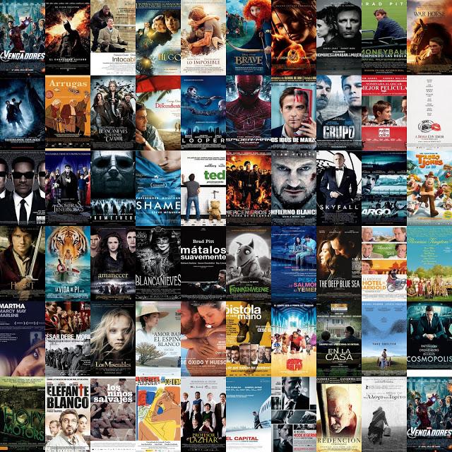 Top 10 películas estrenadas en 2012