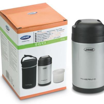 Ideas de Jané para tu bebe. Foto: Si prefieres llevar comida de casa para tu bebé en las salidas y paseos, éste termos para sólidos de Jané, con 2 compartimientos para comidas diferentes te encantará!!!