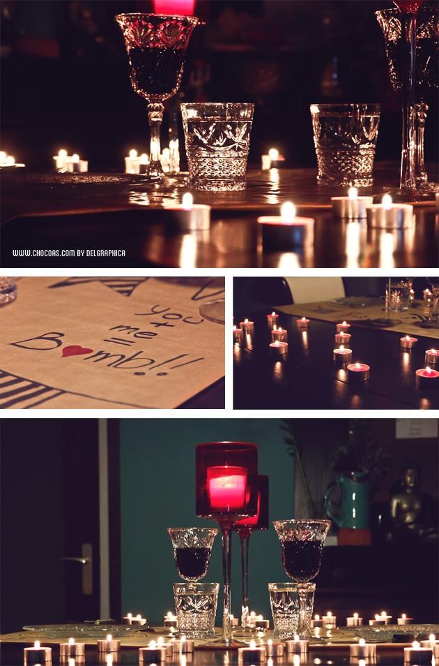 Ideas San Valentín - decoración mesa para una cena especial para 2 Ideas San Valentín - decoración mesa para una cena especial para 2