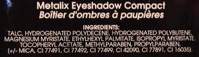 Paleta “Metalix Eyeshadow Compact” de TECHNIC