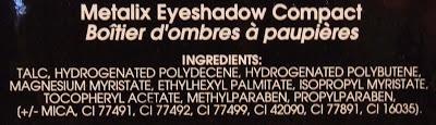 Paleta “Metalix Eyeshadow Compact” de TECHNIC Paleta “Metalix Eyeshadow Compact” de TECHNIC