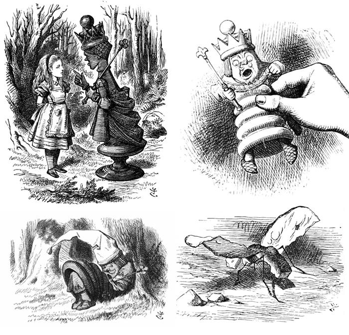 Literatura infantil ilustrada. Un breve repaso, los inicios Alicia-a-través-del-espejo