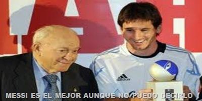 DI STFANO Y MESSI