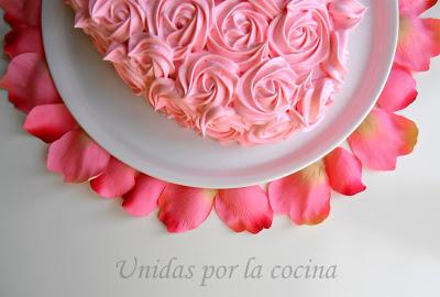 Tarta de Rosas por San Valentín Tarta de Rosas por San Valentín