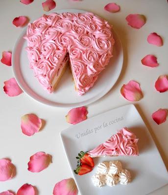 Tarta de Rosas por San Valentín