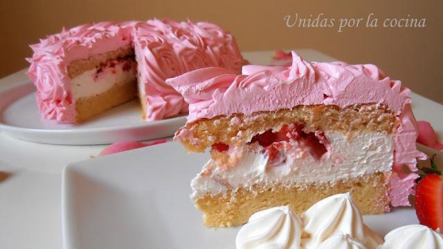 Tarta de Rosas por San Valentín Tarta de Rosas por San Valentín