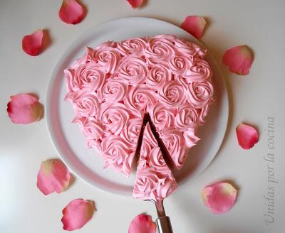 Tarta de Rosas por San Valentín