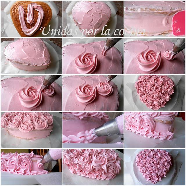 Tarta de Rosas por San Valentín Tarta de Rosas por San Valentín
