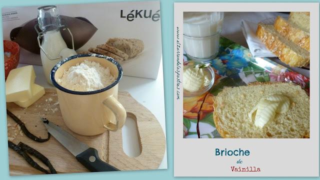 Brioche de Vainilla en Panera Lékué Brioche de Vainilla en Panera Lékué