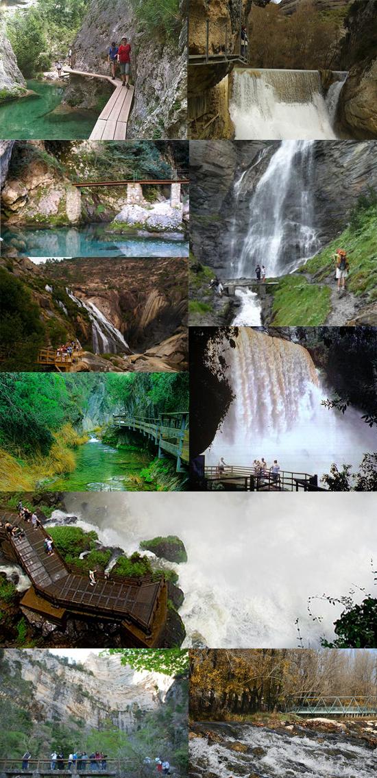 La pasarela del salto de Caozo (Garganta de Bohonal) La pasarela del salto de Caozo (Garganta de Bohonal)